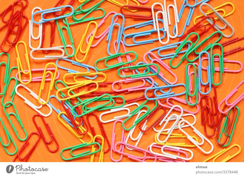 colored paperclips - a Royalty Free Stock Photo from Photocase