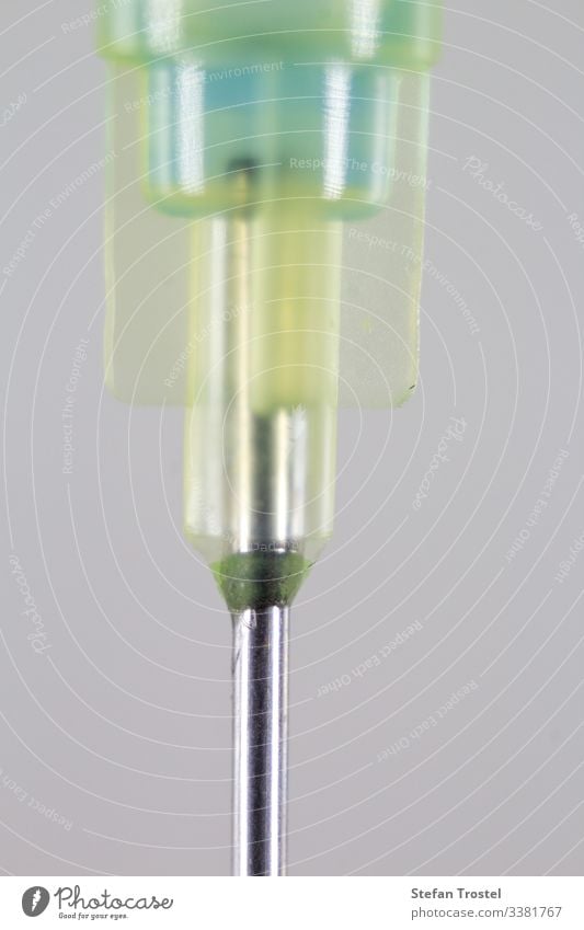 Macro photograph of a hypodermic needle with 0.7 mm diameter Science & Research School Professional training Academic studies Study University & College student