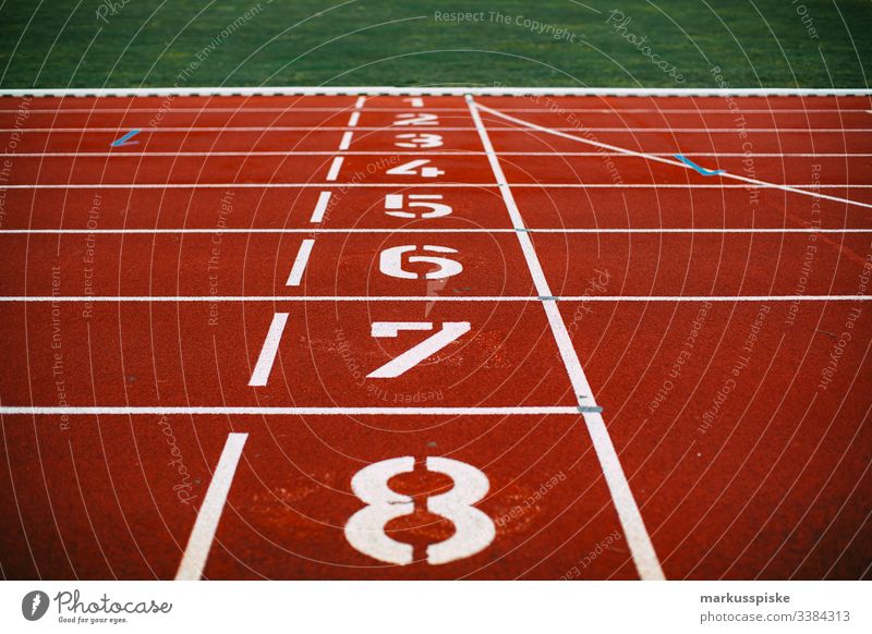 Athletics synthetic track Starblock Track and Field Plastic sheet Sports Sporting Complex Racecourse Starting block (track and field) Numbers Public service bus