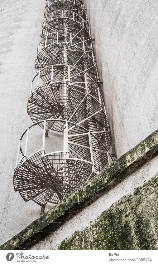 Fire Exit Staircase On A Storing Building A Royalty Free Stock Photo From Photocase