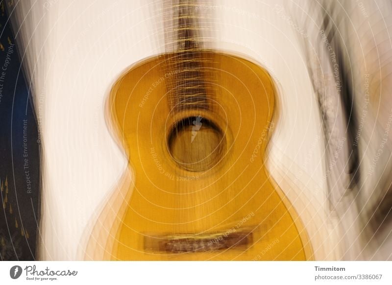 Guitar and pictures on the wall classical guitar body Fretboard String instrument strings Musical instrument Acoustic Picture book multiple exposure