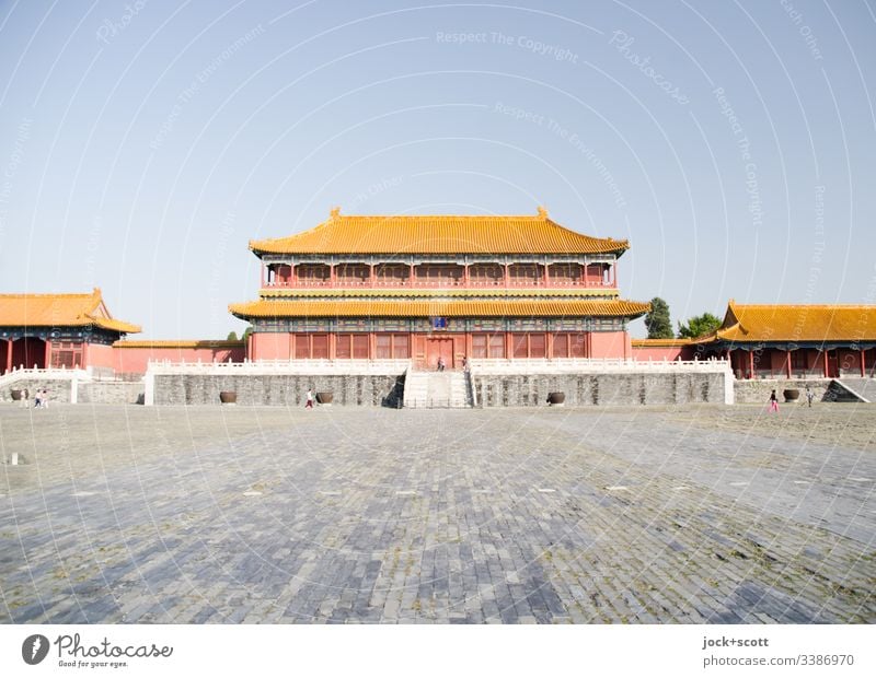 Residence of an Emperor Palace Places Tourist Attraction Manmade structures Pavilion Landmark World heritage Historic Imperial Chinese Wide angle Forbidden city
