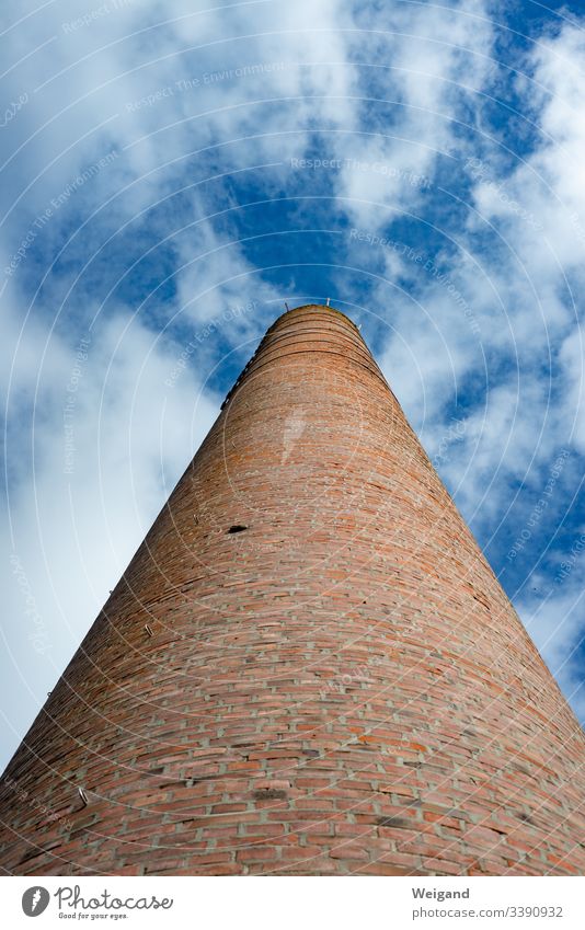 chimney Chimney Climate Climate change Industry Industrial plant Sky Blue Environmental pollution Exterior shot Exhaust gas Energy industry Carbon dioxide