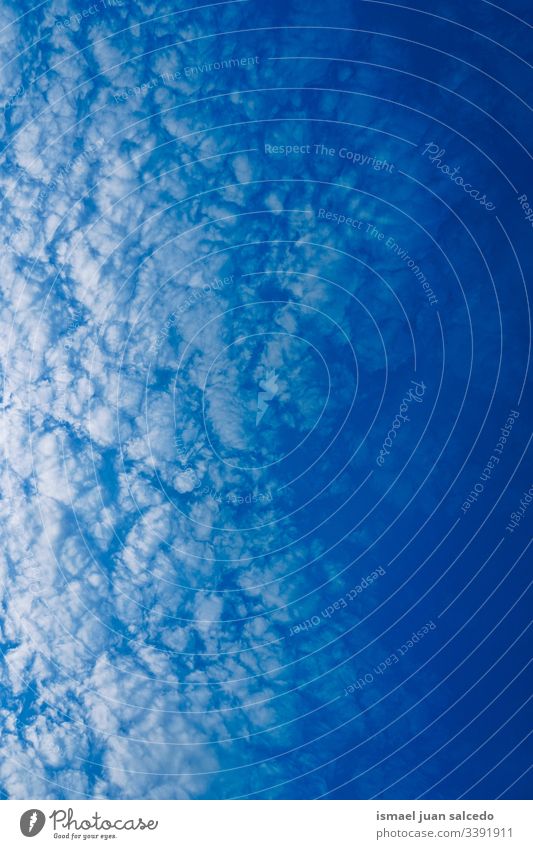 blue sky with white clouds minimal nature abstract textured view horizon background weather exterior day