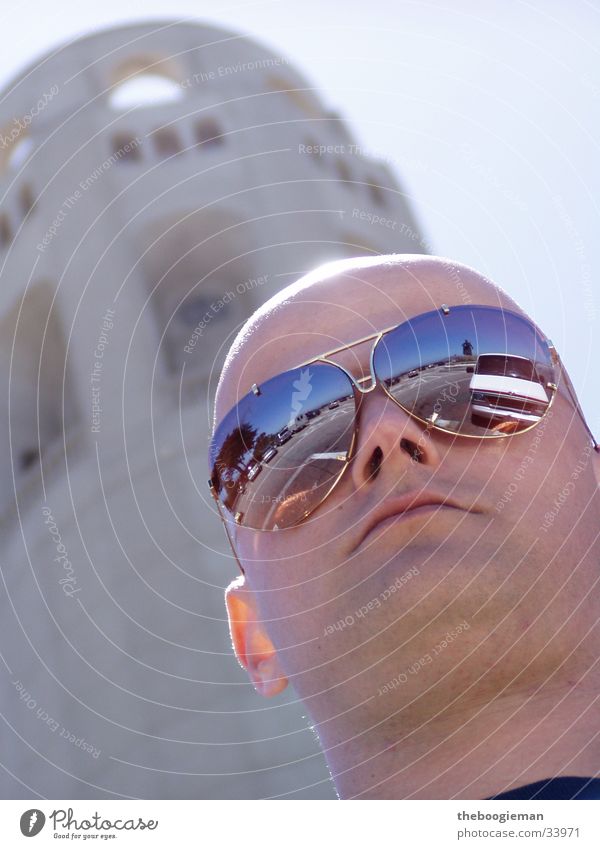stephan Masculine Sunglasses San Francisco Bald or shaved head Man