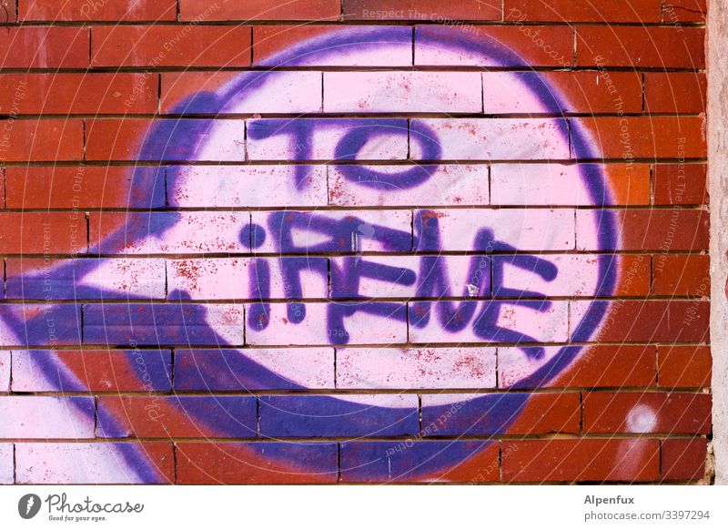 for (A)irene :) Letters (alphabet) Characters Word Graffiti Deserted Colour photo Typography Wall (building) Exterior shot Wall (barrier) Day Facade Street art