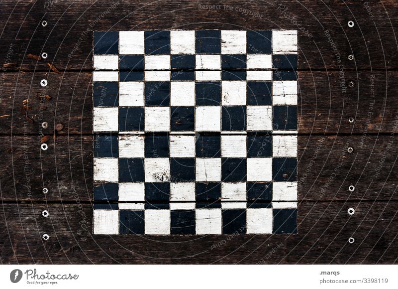 Outdoor chessboard Chess Chessboard Pattern Table chess game wood Leisure and hobbies Playing Concentrate Think Board game Brainteaser Brown outdoor