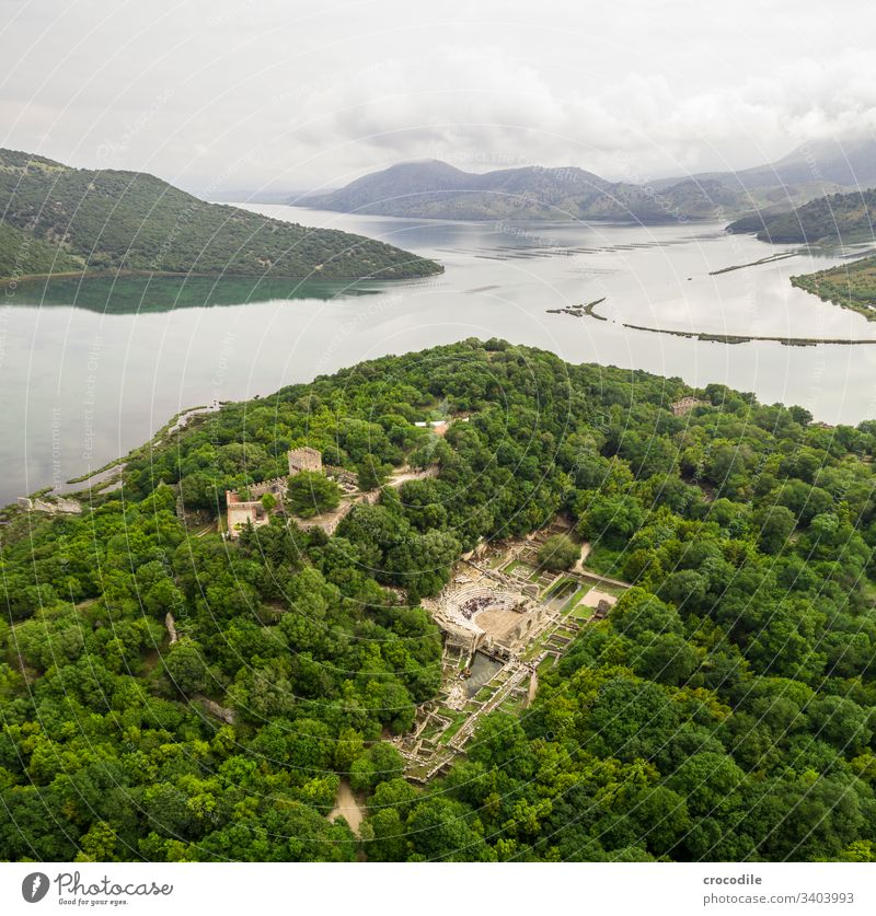 Butrint National Park Theatre Acropolis Fortress Ancient states Ocean Albania Roman Ferry road trip Travel photography Venetian World heritage