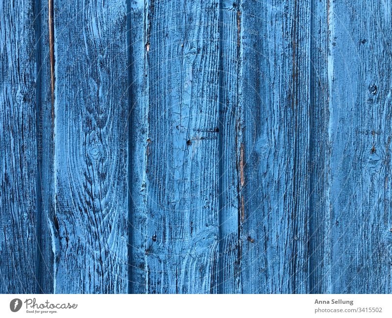 Sky blue wood structure - door Blue Light blue Detail Deserted Texture of wood Wood Structures and shapes Paintwork Exterior shot Section of image Line