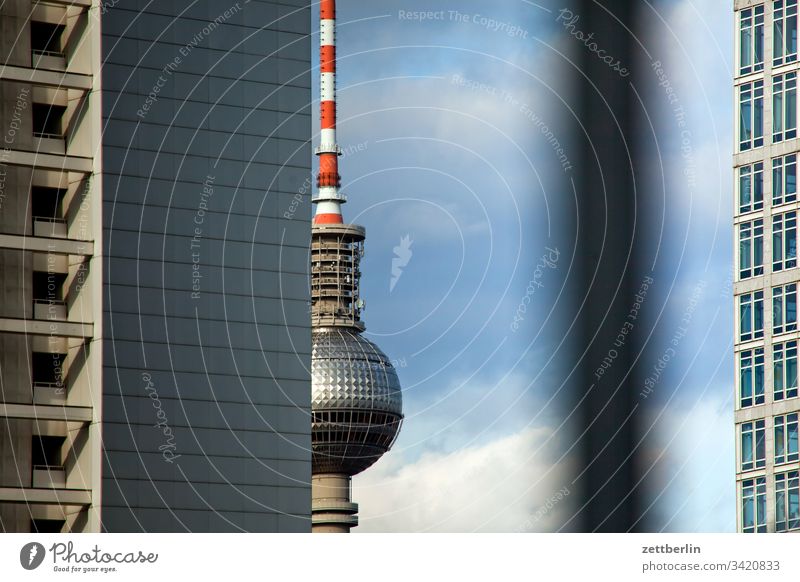 TV tower again on the outside Deserted Copy Space telespargel Television tower radio and ukw tower alex Alexanderplatz Sphere House (Residential Structure)