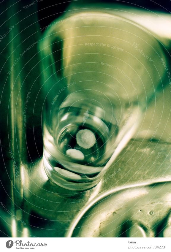 Alka Seltzer Medication Solvent Pill Mirror Tray Industry aspirin Bavarian Water Glass Poison
