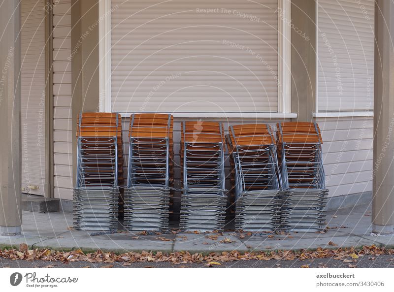 closed kiosk shop cafe shut locked architecture building shutter nobody business hatch exterior concept winter autumn store cabin commercial pavilion window