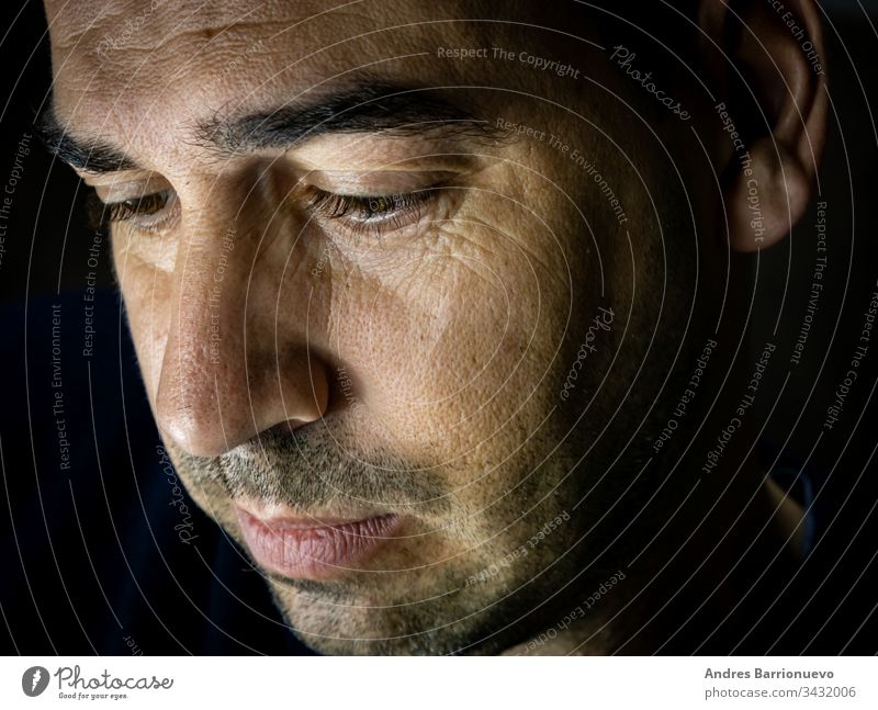 Close-Up Shot of a Man's Face · Free Stock Photo