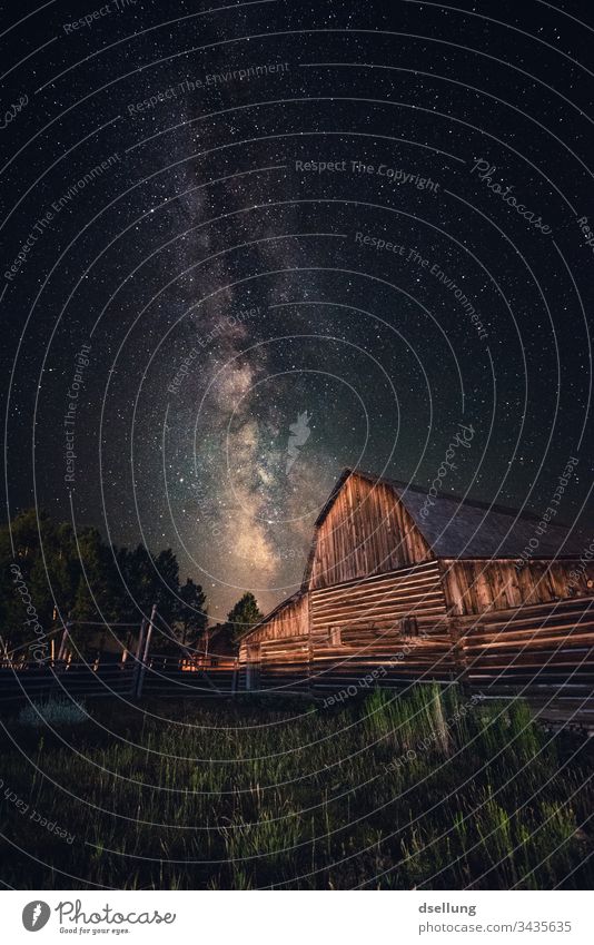 The Milky Way above an old barn in Utah Search on one's own Back-light Light (Natural Phenomenon) Building House (Residential Structure) Exterior shot