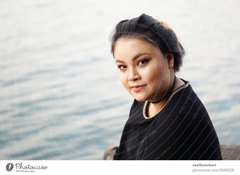 Chinese Woman Side Profile Headshot Stock Photos - Free & Royalty