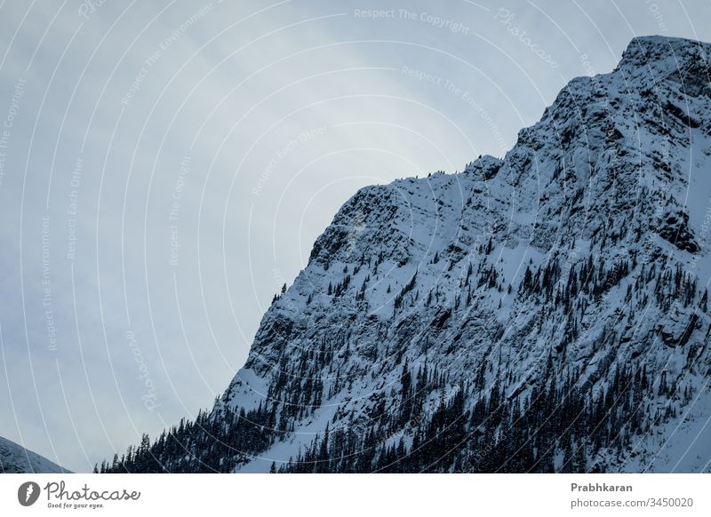 Mountain in. Banff mountain snow winter canada alberta North America color Landscape Banff National Park scenic scenery