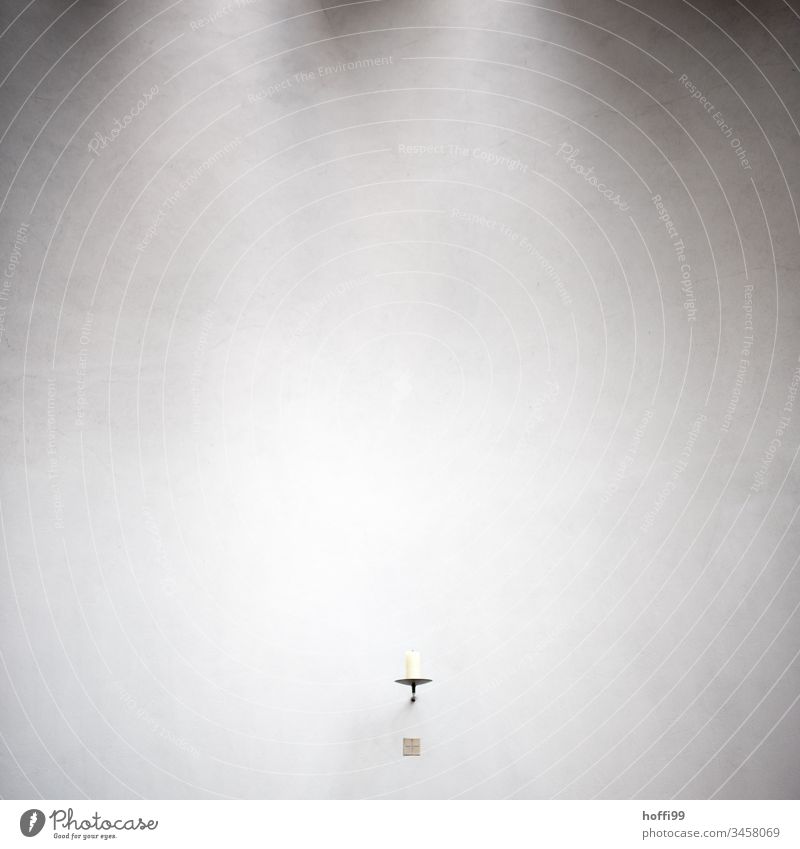 candle on wall Candle Candlelight Candle holder Candlewick Minimalistic Cathedral Dome House of worship Christianity Architecture Hope Religion and faith