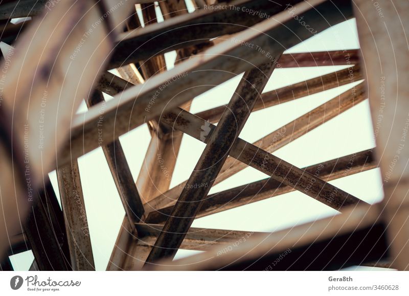 background of metal beams of industrial building close up abstract abstraction architecture construction crossbars geometry grunge industry intersections iron