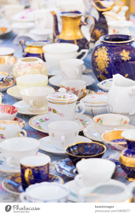 set of cups, Stock image