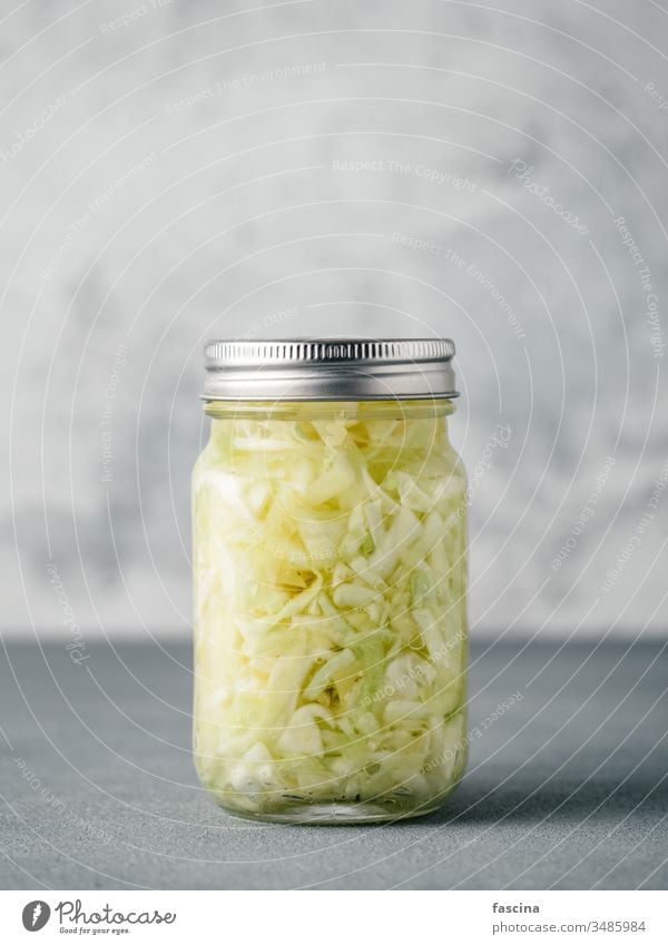 Open Glass Jar. Stock Photo