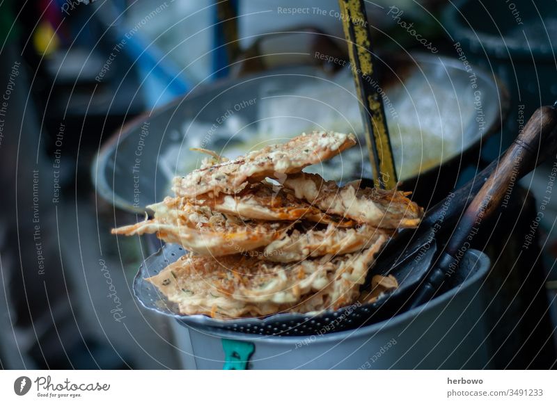 picture of gorengan, traditional indonesian street food deep fried in oil. Asia Indonesia Java Food hawker traditional food Snack tasty fried food
