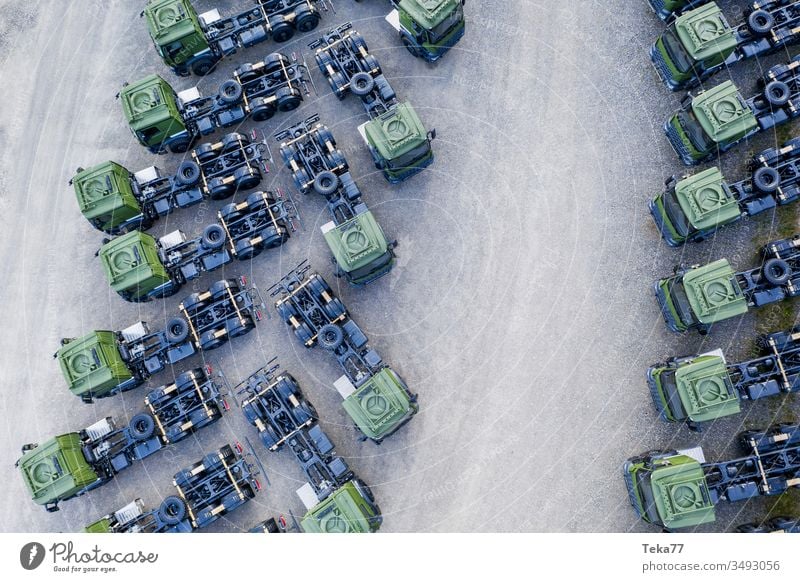 green truck cabins from above trucks from above truck cabin from above modern truck truck transportation modern transportation street transportation