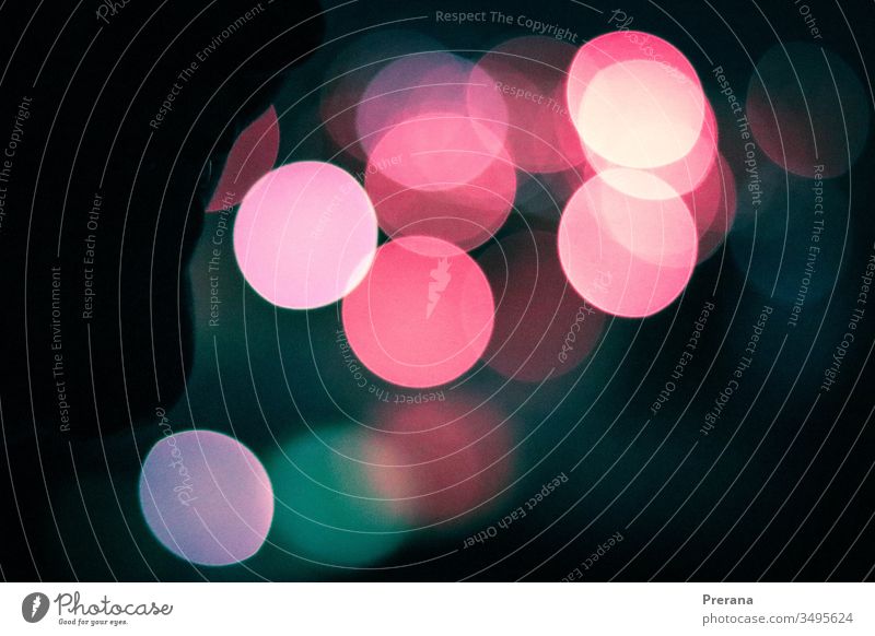 Pink background with bokeh lights Royalty Free Vector Image