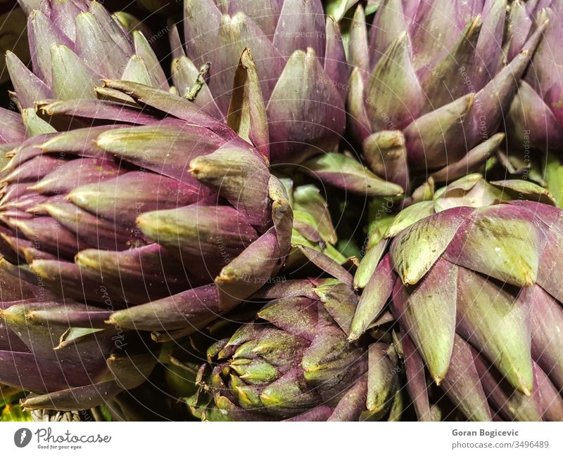 Artichokes on the market freshness food plant organic healthy nature nutrition green farm vegetable raw natural nobody traditional italian agriculture