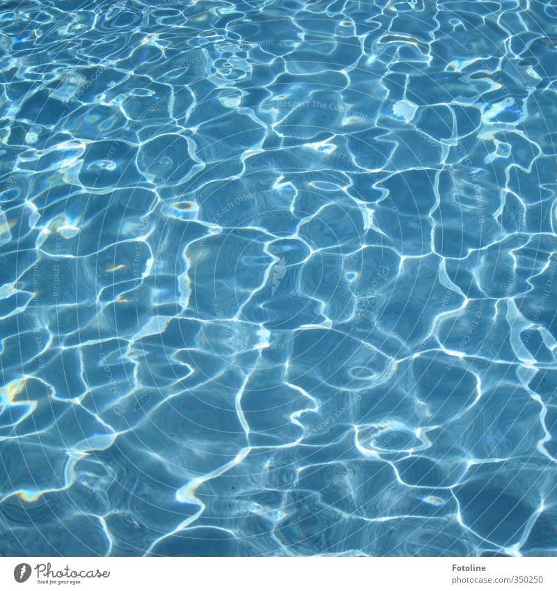 blue as a sheet Water Cool (slang) Fluid Fresh Bright Cold Wet Blue Swimming pool Summer Summery Vacation & Travel Refreshment Swimming & Bathing Colour photo