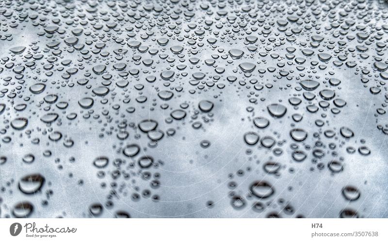 Raindrops on window raindrops Window Gray melancholically sad Water Drop Weather Nature Bad weather Wet Drops of water Day Sadness background Window pane chill