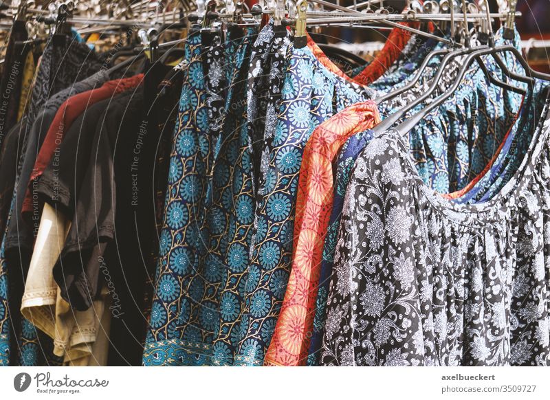 Clothes for sale in a shop. - a Royalty Free Stock Photo from Photocase