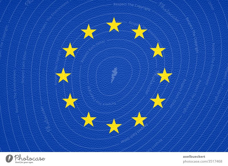 EU Europe Flag Flagpole - a Royalty Free Stock Photo from Photocase