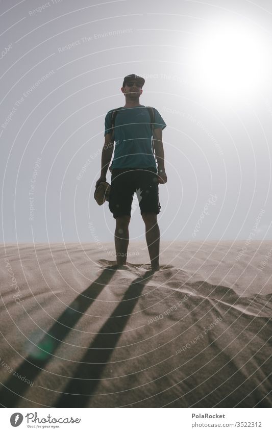 #AS# Lost in the Thin Sand Sandy beach Desert desert landscape Colour photo Exterior shot desert sand Vacation & Travel Landscape Nature Sandpit Summer vacation