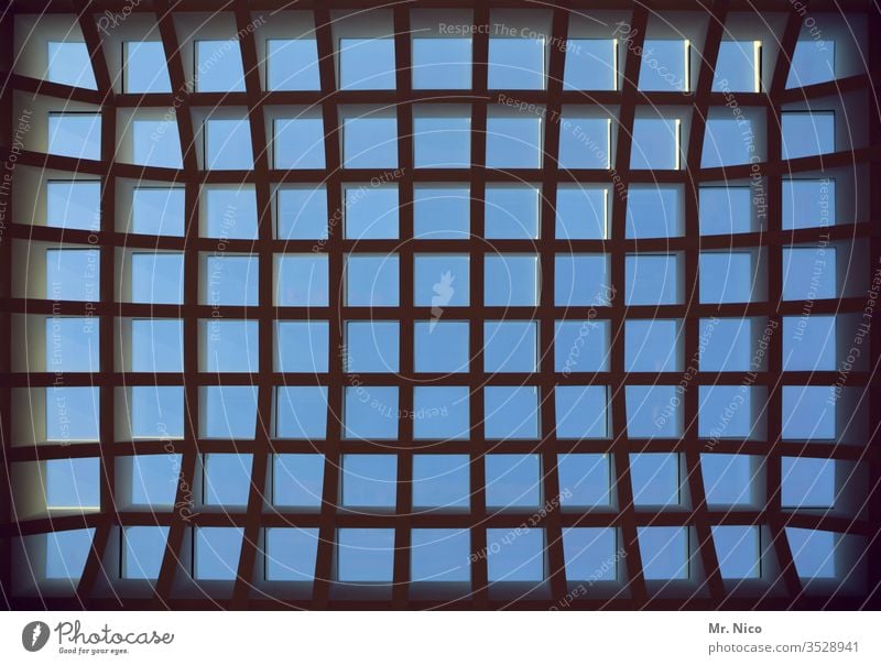 Window Window Window Skylight Architecture Structures and shapes Above Metal Glass Roof Floodlight Bright Detail built Atelier Light Abstract Manmade structures