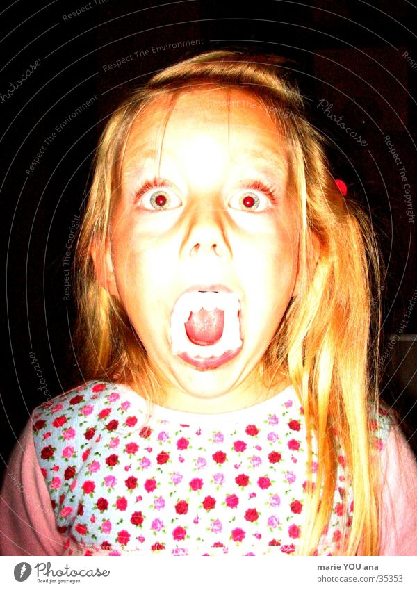HORROR HALLOWEEN KIDS Zombie Hallowe'en Dracula Child Portrait photograph Creepy Werewolf Obscure thrilling mutant Teeth