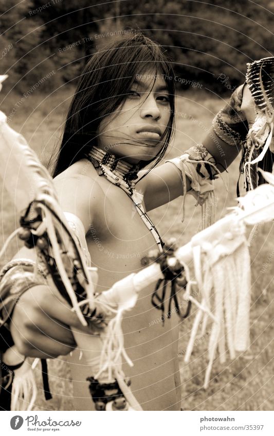 Indian Spirit Native Americans Long-haired Man Nature Music reddish brown skin