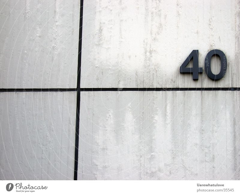 40+ Wall (building) White Black Digits and numbers House number Architecture Line Back