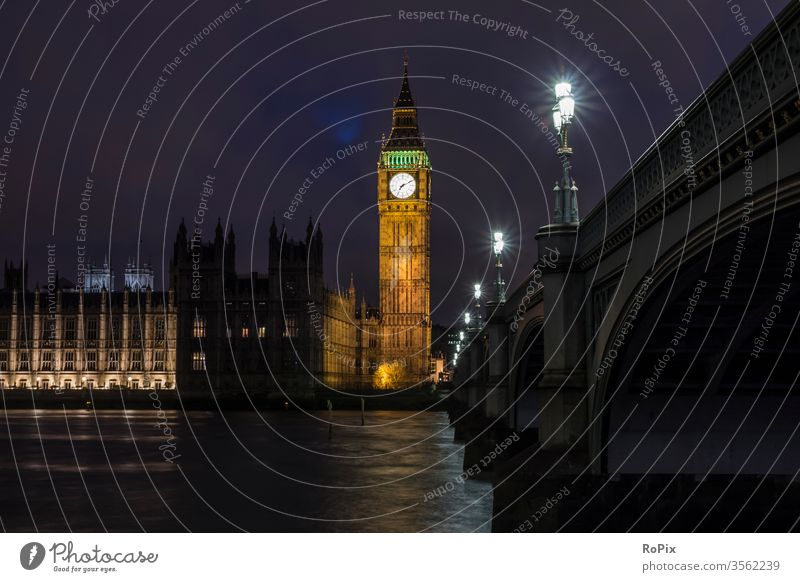 Westminster Bridge At Night A Royalty Free Stock Photo From Photocase