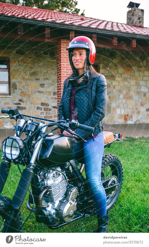 Girl 2024 riding motorbike