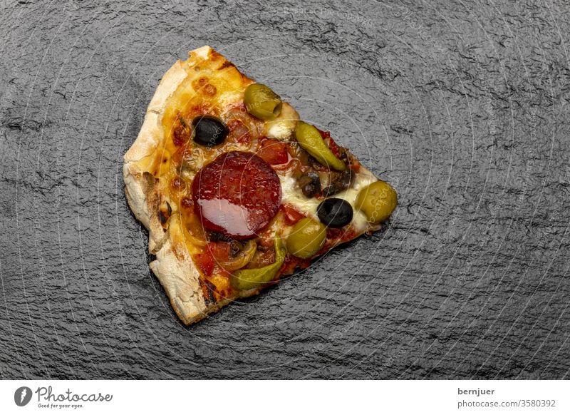 Overview Of A Pizza On Wood A Royalty Free Stock Photo From Photocase