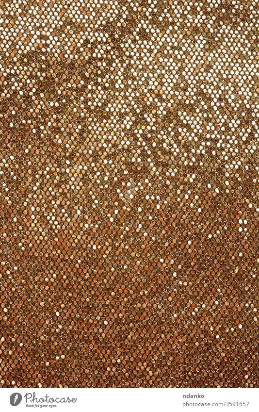 golden leather shiny texture for sewing haberdashery abstract backdrop background bag blank bright brown closeup color crease dazzling decor decoration