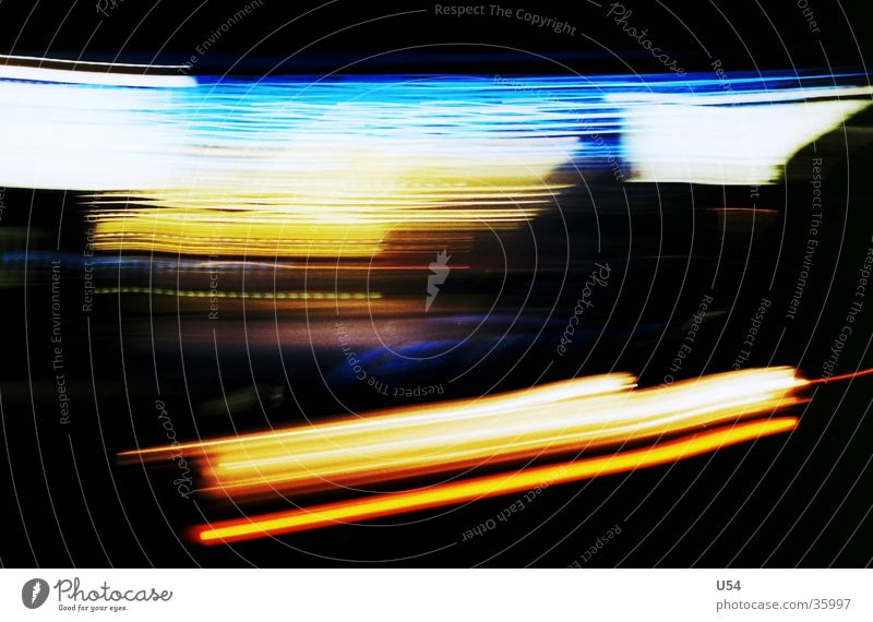 light way Long exposure Night Light Diffuse Abstract Obscure Street Blur