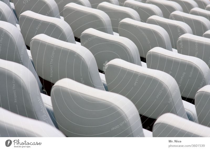 VIP seats Seat Seating Row of seats Free Places Empty Seating capacity folding seat Folding chair tribune Structures and shapes Lecture hall Movie theater seat