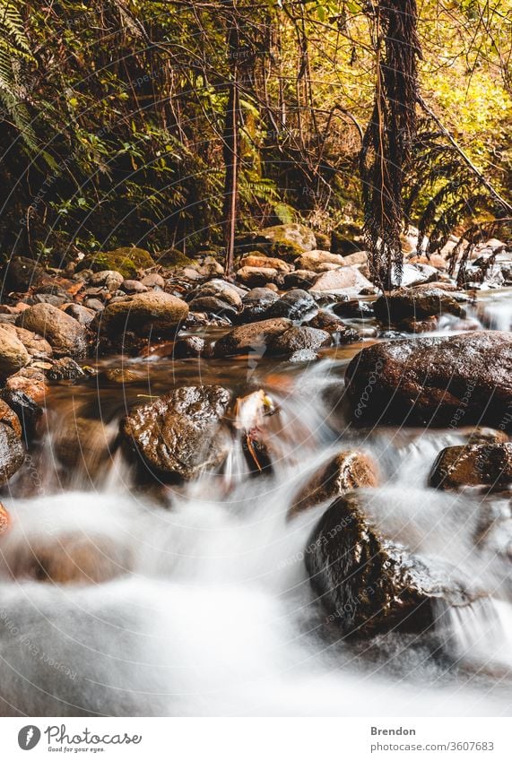 Waterfall In Autumn Forest A Royalty Free Stock Photo From Photocase