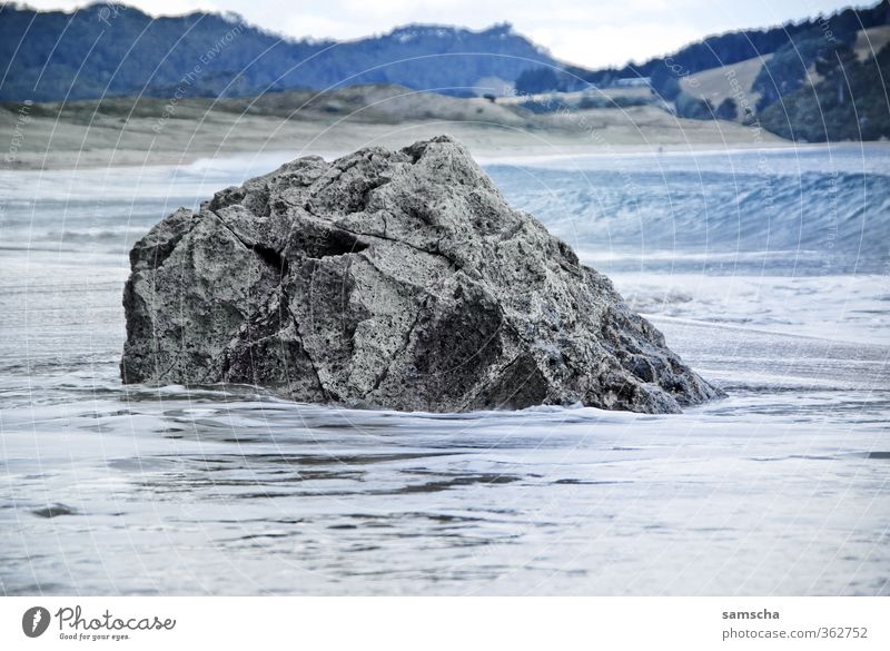 coastline Vacation & Travel Tourism Trip Adventure Far-off places Freedom Beach Ocean Waves Environment Nature Landscape Water Coast Bay Stone Old Large Strong