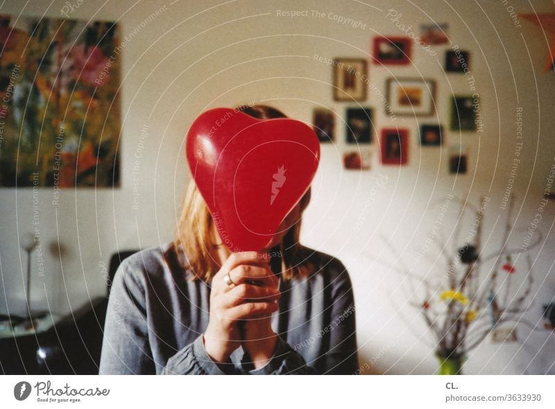 Congratulations to you! Heart Balloon Birthday Red Heart-shaped Sincere Warmest congratulations Flat (apartment) Woman Decoration Love Valentine's Day