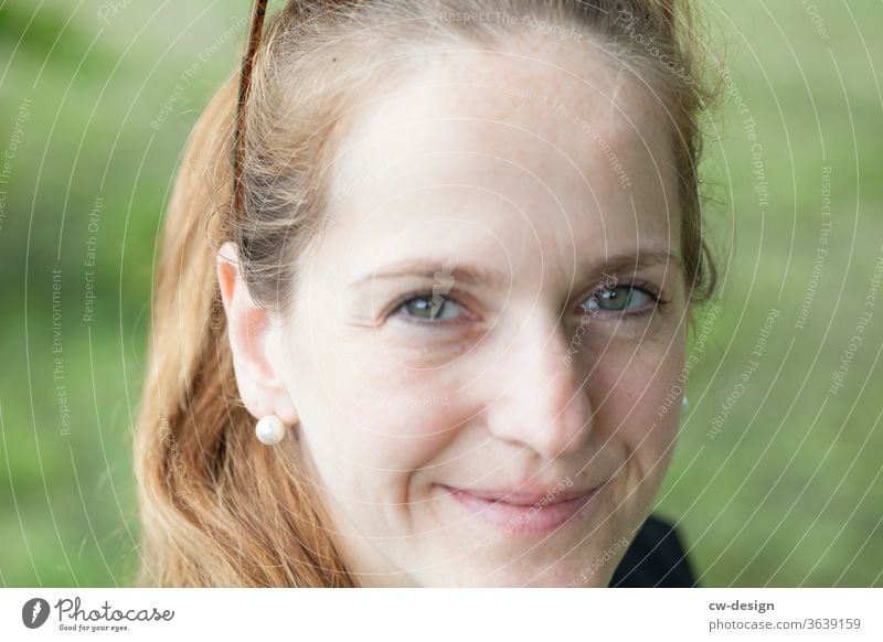 portrait Woman beautifully magical enchanting Close-up