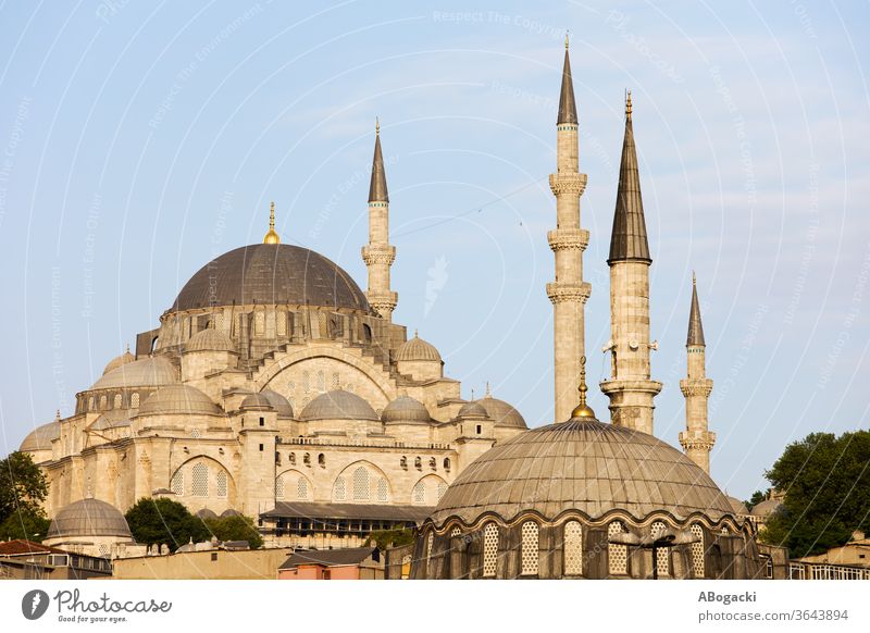 Suleymaniye Mosque in Istanbul, Turkey, Ottoman imperial mosque from 16th century. suleymaniye istanbul turkey cami mosques landmark ottoman minarets islamic