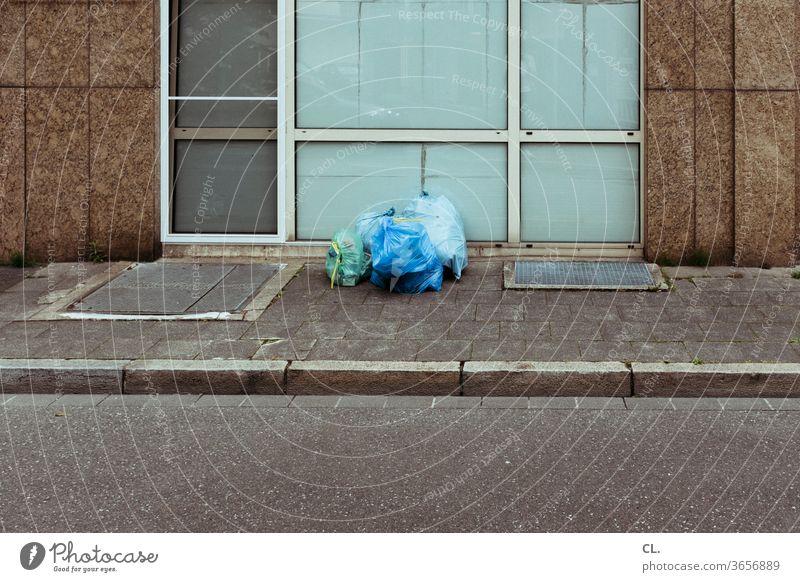 refuse sacks Trash - a Royalty Free Stock Photo from Photocase