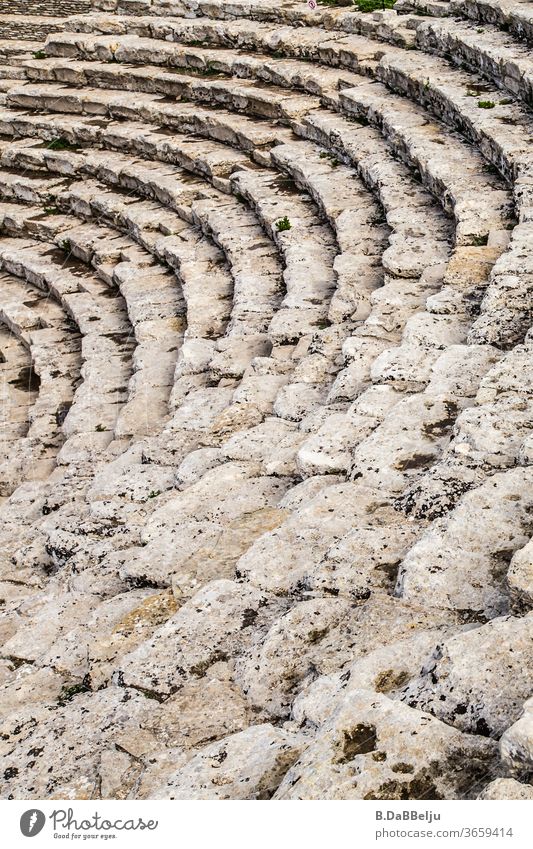 The steps of the amphitheatre in Segesta (Sicily). It was built in Greek style in the 3rd century BC. I wonder what one has already admired from these places...